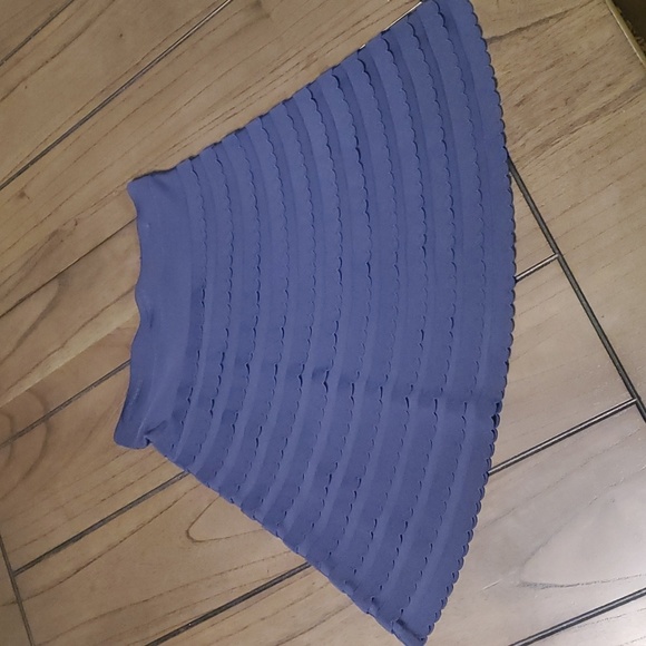 Lilly Pulitzer Tiered Scalloped Skirt, Navy Blue, XS - Picture 1 of 10